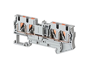 籠式端子-二進二出直插彈簧端子