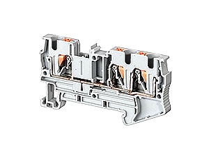 籠式端子-PT一進二出直插彈簧端子 籠式端子-PT一進二出直插彈簧端子